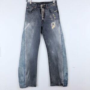 Levi’s size 25 x 30 grey reworked